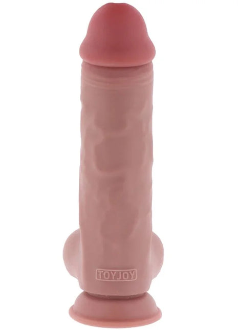 GET REAL - DELUXE REALISTIC PENIS WITH TESTICLES EXTRA THICK 25 CM