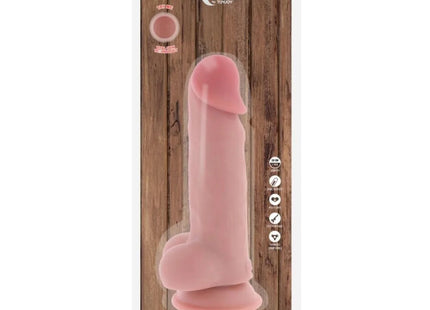 GET REAL - DELUXE REALISTIC PENIS WITH TESTICLES EXTRA THICK 28 CM
