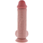 GET REAL - DELUXE REALISTIC PENIS WITH TESTICLES EXTRA THICK 28 CM