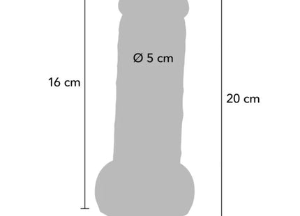 GET REAL - DELUXE REALISTISCHER PENIS MIT HODEN EXTRA DICK 20 CM