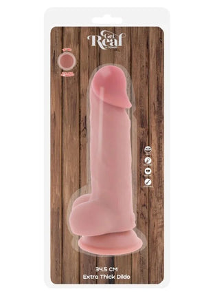 GET REAL - DELUXE REALISTISCHER PENIS MIT HODEN EXTRA DICK 34,5 CM