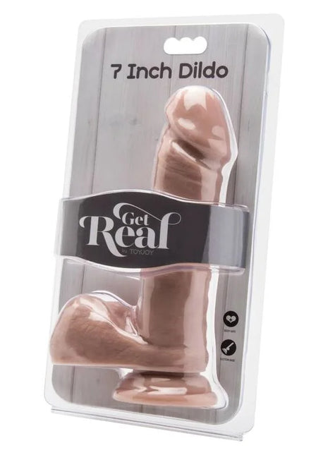GET REAL - DILDO 18 CM MIT HOLENHAUT