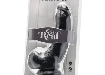 GET REAL - DILDO 20,5 CM MIT KUGELN SCHWARZ