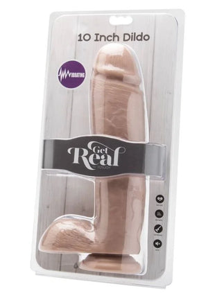 GET REAL - DILDO 25,5 CM MIT KUGELN VIBRATOR HAUT - Realistische Dildos