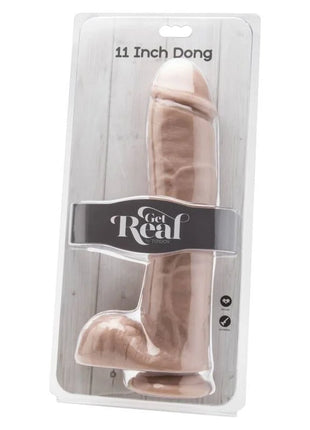 GET REAL - DILDO 28 CM MIT HOLENHAUT