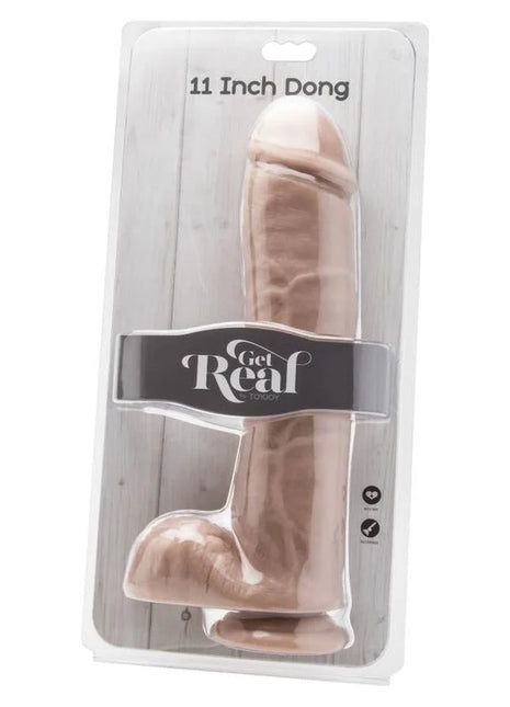 GET REAL - DILDO 28 CM MIT HOLENHAUT