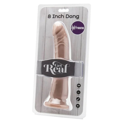 GET REAL - DONG 20,5 CM VIBRIERENDE HAUT - Realistische Dildos