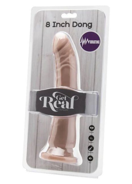 GET REAL - DONG 20,5 CM VIBRIERENDE HAUT - Realistische Dildos