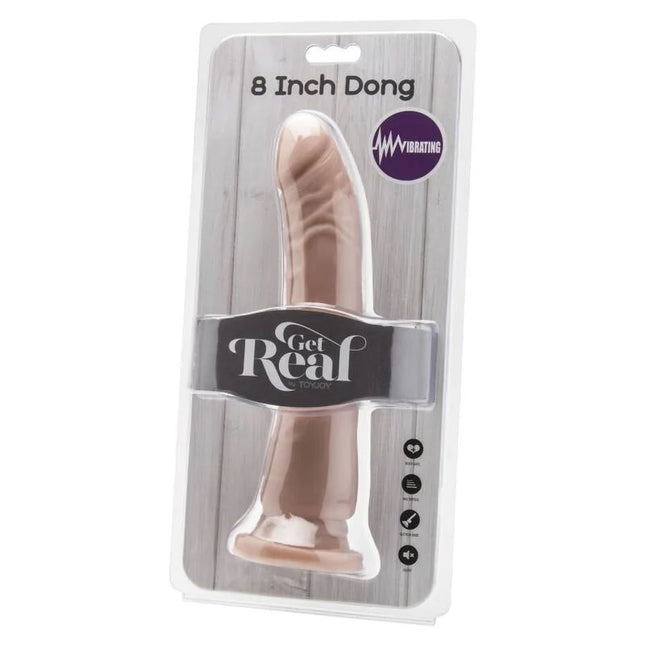 GET REAL - DONG 20,5 CM VIBRIERENDE HAUT - Realistische Dildos