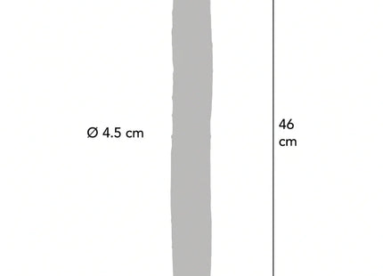 GET REAL - DOPPELENDES SILIKON-DILDO KARAMELL 46 CM - Doppeldildo