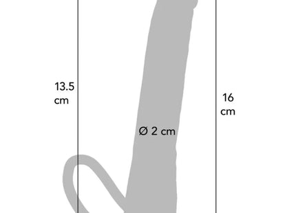 GET REAL - DOUBLE TROUBLE SILIKON-ANALPENETRATOR 16 CM
