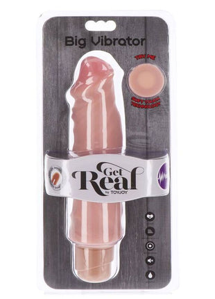 GET REAL - DUAL DENSITY BIG VIBRATOR 20,5 CM SKIN - Realistische Dildos