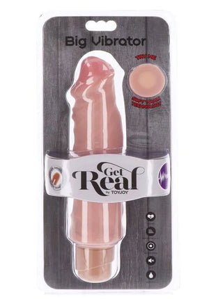 GET REAL - DUAL DENSITY BIG VIBRATOR 20,5 CM SKIN - Realistische Dildos
