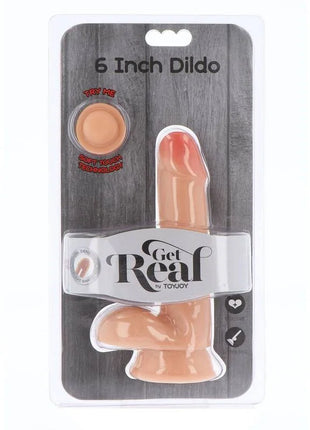 GET REAL - DUAL DENSITY DILDO 17 CM EIERHAUT