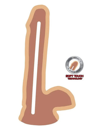 GET REAL - DUAL DENSITY DILDO 17 CM EIERHAUT