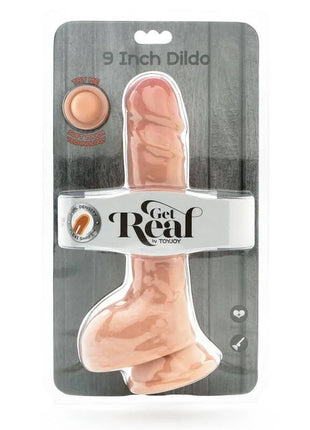 GET REAL - DUAL DENSITY DILDO 25,5 CM HOLEN HAUT