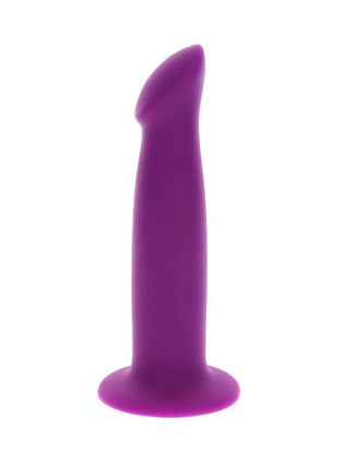 Lila silikon-analplugs get real goodhead dong 12 cm mit abgerundetem spitz und auffälliger basis