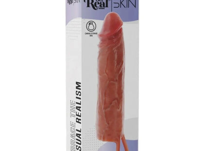 GET REAL - HYDRIERTE HAUT SILIKON-PENISHÜLLE KARAMELLN 20 CM