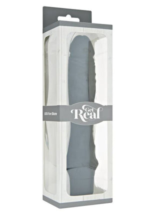 GET REAL - KLASSISCHER GROSSER SCHWARZER VIBRATOR - Realistische Dildos