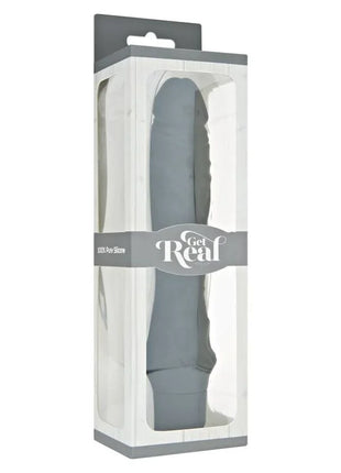 GET REAL - KLASSISCHER GROSSER SCHWARZER VIBRATOR - Realistische Dildos