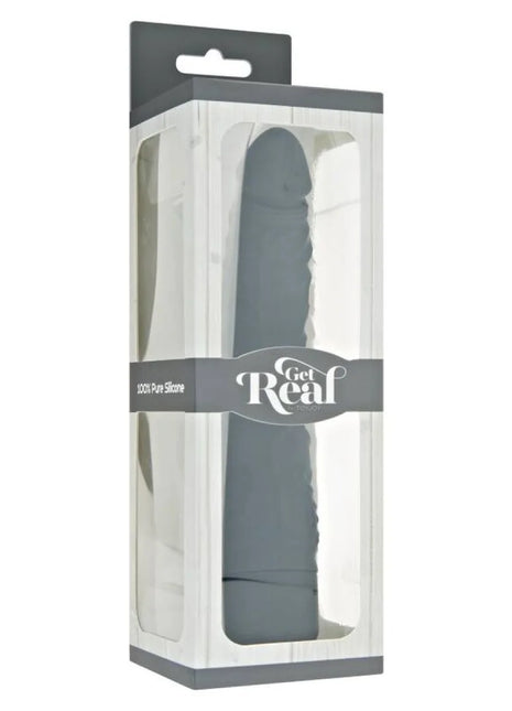 GET REAL - KLASSISCHER SCHLANKER VIBRATOR SCHWARZ - Realistische Dildos