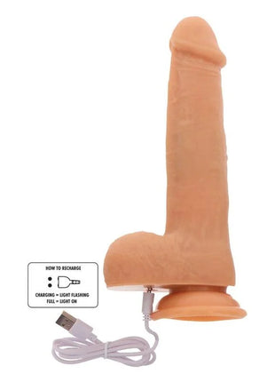 GET REAL - ROTIERENDE PERLEN DIE DILDO-HAUT VIBRIEREN - Realistische Dildos