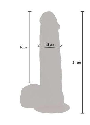 GET REAL - ROTIERENDE PERLEN DIE DILDO-HAUT VIBRIEREN - Realistische Dildos