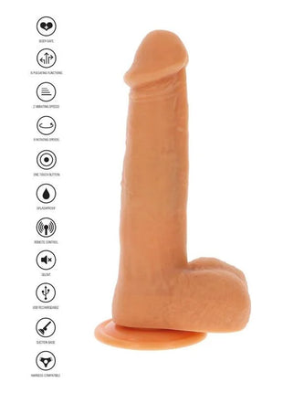 GET REAL - ROTIERENDE PERLEN DIE DILDO-HAUT VIBRIEREN - Realistische Dildos