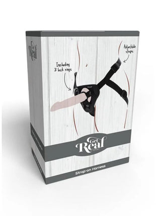 GET REAL - STRAP-ON-GURT SCHWARZ - Strapon Gurte