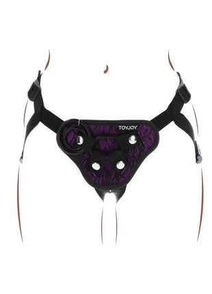 GET REAL - STRAP-ON-SPITZENGESCHIRR LILA - Strapon Gurte