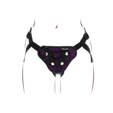 GET REAL - STRAP-ON-SPITZENGESCHIRR LILA - Strapon Gurte
