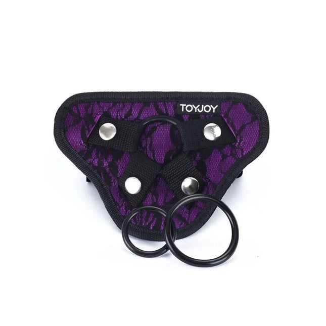 GET REAL - STRAP-ON-SPITZENGESCHIRR LILA - Strapon Gurte