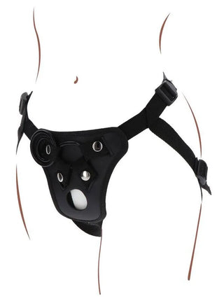 GET REAL - STRAP-ON-VERGNÜGUNGSGESCHIRR SCHWARZ - Strapon Gurte