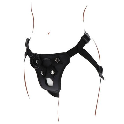 GET REAL - STRAP-ON-VERGNÜGUNGSGESCHIRR SCHWARZ - Strapon Gurte