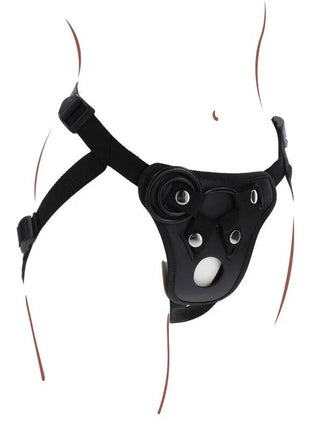 GET REAL - STRAP-ON-VERGNÜGUNGSGESCHIRR SCHWARZ - Strapon Gurte
