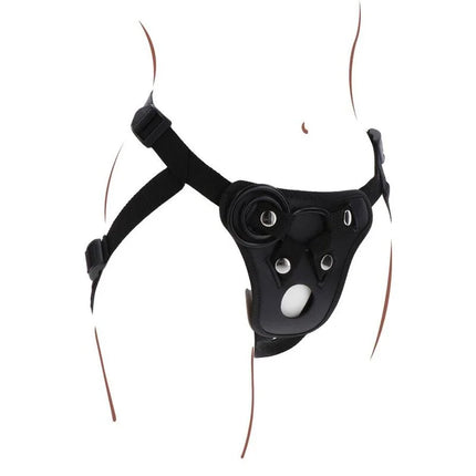 GET REAL - STRAP-ON-VERGNÜGUNGSGESCHIRR SCHWARZ - Strapon Gurte