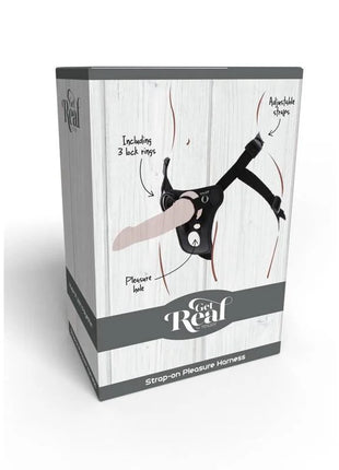 GET REAL - STRAP-ON-VERGNÜGUNGSGESCHIRR SCHWARZ - Strapon Gurte