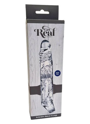GET REAL - VERLNGERUNGSHÜLSE XLARGE TRANSPARENT - Penishüllen mit Verlängerung