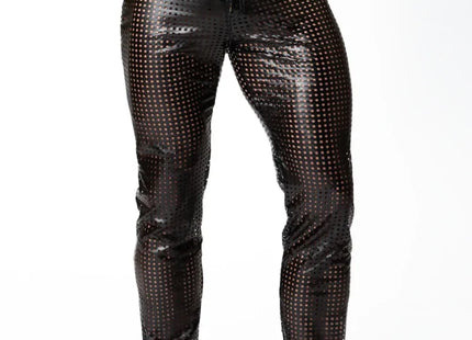 Glamouröse Wetlook-Hose mit einzigartigem luftigen Design - Herren-Hose