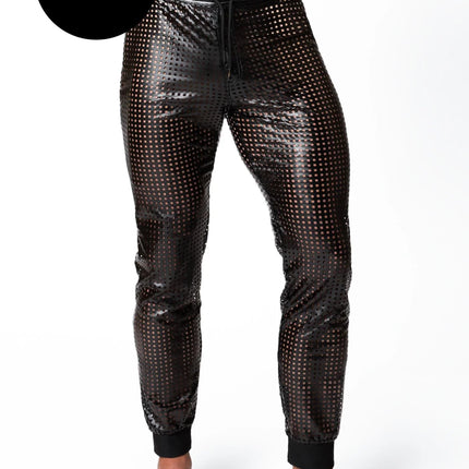 Glamouröse Wetlook-Hose mit einzigartigem luftigen Design - Herren-Hose