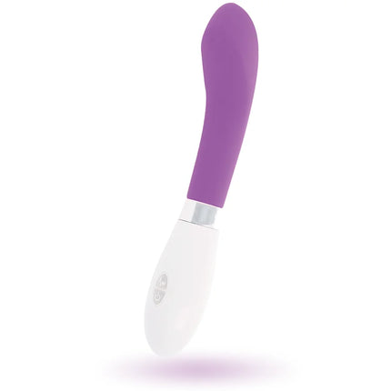 Glossy john vibrator lila vibrierendes handgerät mit lila und weißem silikongriff und ergonomischem design