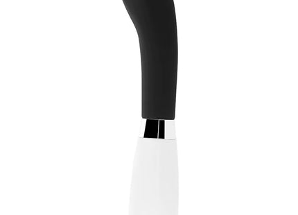 Schwarzer und weißer silikon vibrato wand mit elegantem gebogenem design gloss John vibrator schwarz
