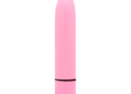 Pink silikon vibrierendes spielzeug gloss thin vibe deep rose mit glattem, konischem design und dunklem akzentband