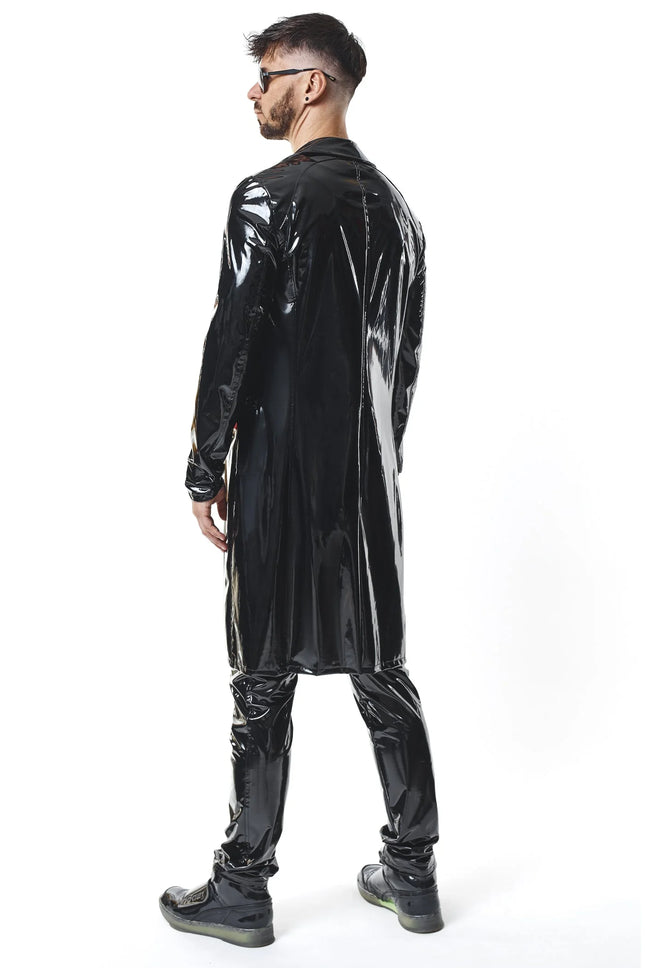 halblanger Herren Lack-Mantel RMStefano by RFP nextGEN Collection - Herren-Mantel