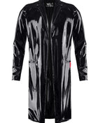 halblanger Herren Lack-Mantel RMStefano by RFP nextGEN Collection - S / Black - Herren-Mantel