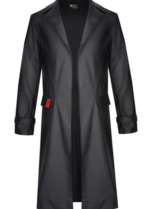 halblanger Herren Mantel RMMassiomo001 von Regnes Fetish Planet Red Mark 2 - S / Black - Herren-Mantel