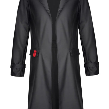 halblanger Herren Mantel RMMassiomo001 von Regnes Fetish Planet Red Mark 2 - S / Black - Herren-Mantel