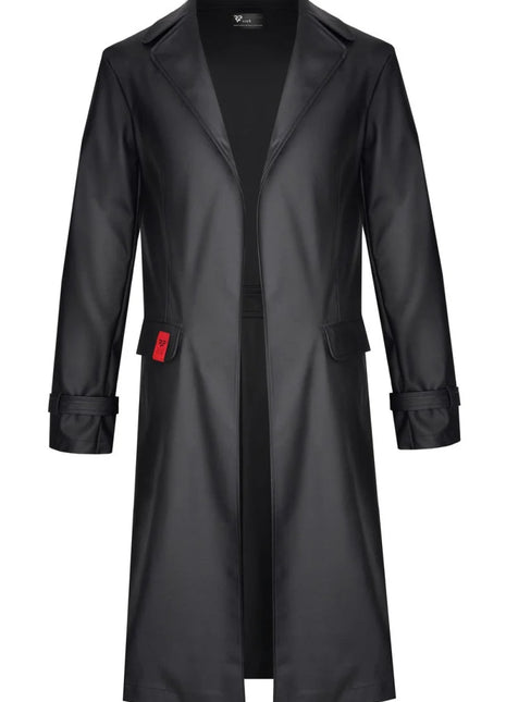 halblanger Herren Mantel RMMassiomo001 von Regnes Fetish Planet Red Mark 2 - S / Black - Herren-Mantel