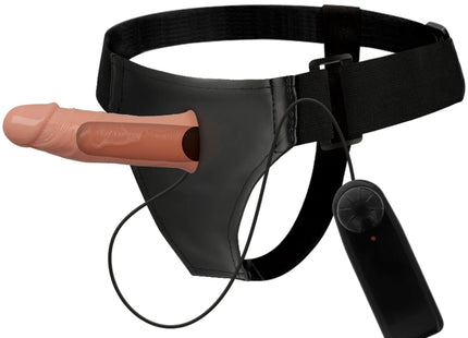 HARNESS ATTRACTION - GREGORY HOLLOW RNES MIT VIBRATOR 16.5 CM -O- 4.3 CM - Hohle Geschirre