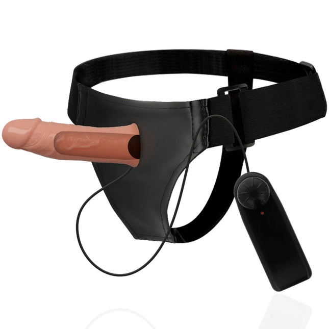 HARNESS ATTRACTION - GREGORY HOLLOW RNES MIT VIBRATOR 16.5 CM -O- 4.3 CM - Hohle Geschirre